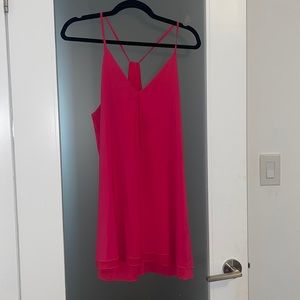 Alice + Olivia hot pink dress